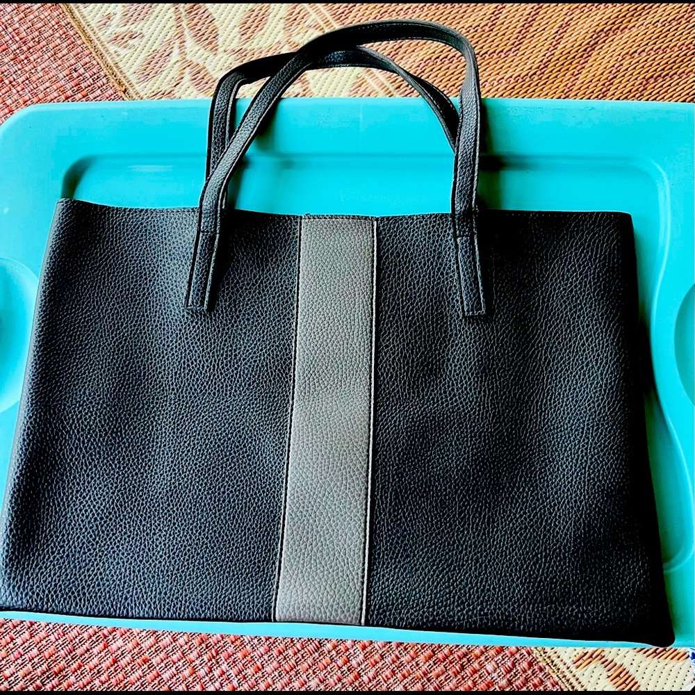 Black & Grey Brief Case Bag NWOT